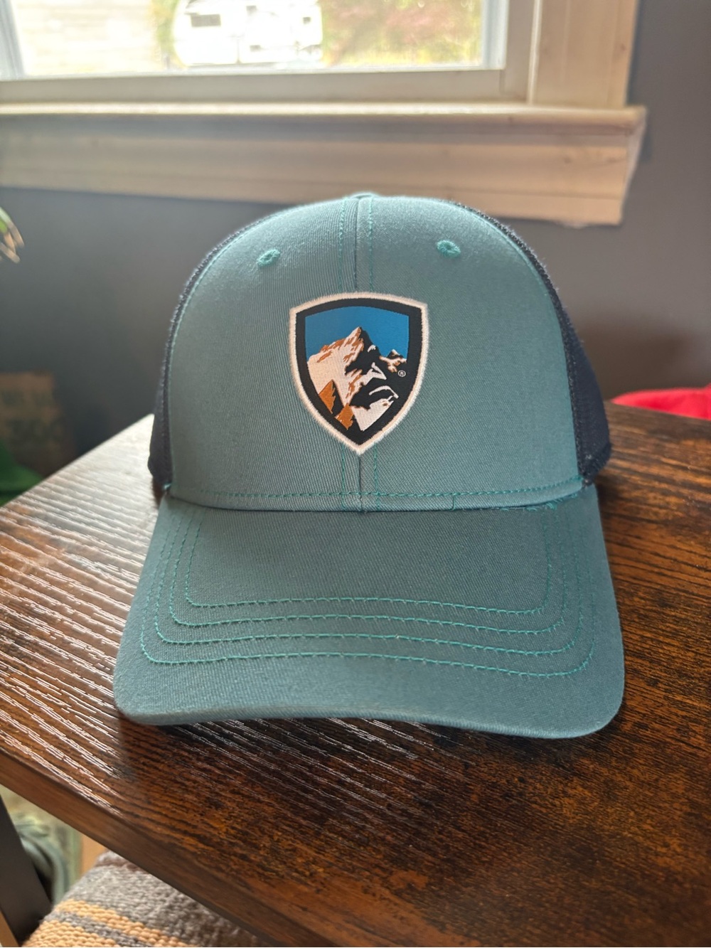 KUHL Logo Trucker Hat, one size in Alpine Blue, NWT
